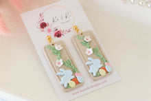 Load image into Gallery viewer, Easter Rectangular Dangle Earrings