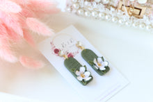 Load image into Gallery viewer, Handmade Floral Earrings – Dangle Earrings for Women