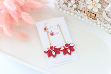 Load image into Gallery viewer, Hanging Flower Dangle Drop Earrings