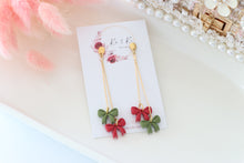 Load image into Gallery viewer, Simple Ribbon Dangle Drop Earrings