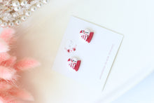 Load image into Gallery viewer, Snowman Christmas Earrings