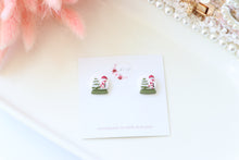 Load image into Gallery viewer, Snowman Christmas Earrings