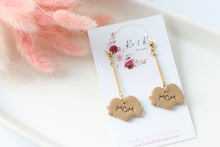 Load image into Gallery viewer, Mom Dangle Drop Earrings