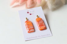 Load image into Gallery viewer, Arch Resin Dangle Earrings