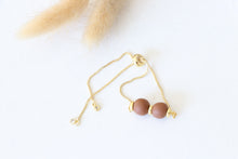 Load image into Gallery viewer, Caramel Beads Chain Bracelet