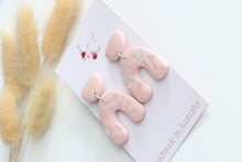 Load image into Gallery viewer, Pink Paua Iridescent Shell Earrings
