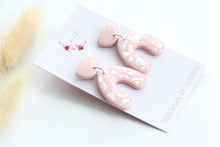 Load image into Gallery viewer, Pink Paua Iridescent Shell Earrings