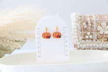 Load image into Gallery viewer, Pumpkin Earrings ( Orange )