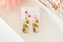 Load image into Gallery viewer, party_platter_dangle_earrings_handmade_front_view