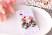 Load image into Gallery viewer, Orange Slice Earrings Style 2
