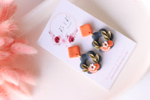 Load image into Gallery viewer, Orange Slice Earrings Style 2
