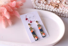 Load image into Gallery viewer, Orange Slice Earrings Style 3

