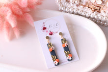 Load image into Gallery viewer, Orange Slice Earrings Style 3
