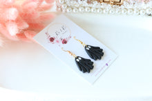 Load image into Gallery viewer, Simple Ghost Polymer Clay Earrings – Handmade Halloween Earrings | Spooky Cute Jewelry | KeandKi Designs (White Ghost)
