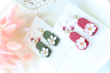 Load image into Gallery viewer, Handmade Floral Earrings – Dangle Earrings for Women
