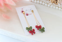 Load image into Gallery viewer, Simple Ribbon Dangle Drop Earrings
