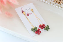 Load image into Gallery viewer, Simple Ribbon Dangle Drop Earrings
