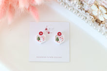 Load image into Gallery viewer, Round Snowman Earrings
