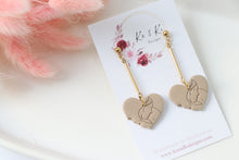 Load image into Gallery viewer, Mom Heart Shaped Dangle Earrings
