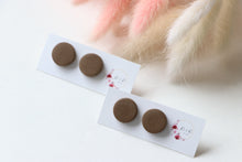 Load image into Gallery viewer, Plain Round Stud Earrings
