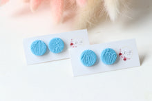 Load image into Gallery viewer, Textured Round Stud Earrings
