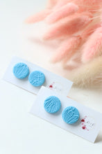 Load image into Gallery viewer, Textured Round Stud Earrings

