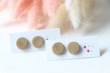 Load image into Gallery viewer, Textured Round Stud Earrings

