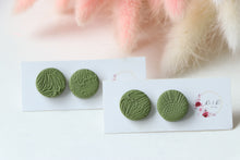 Load image into Gallery viewer, Textured Round Stud Earrings
