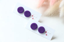 Load image into Gallery viewer, Textured Round Stud Earrings
