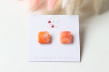 Load image into Gallery viewer, Square Resin Earrings
