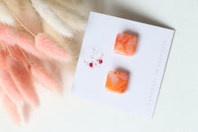 Load image into Gallery viewer, Square Resin Earrings
