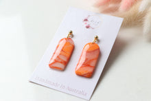 Load image into Gallery viewer, Arch Resin Dangle Earrings
