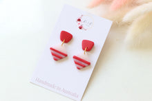 Load image into Gallery viewer, Handmade Diamond Dangling Earrings | Elegant Minimal Resin Jewelry

