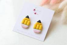 Load image into Gallery viewer, Cute Pencil Stud Earrings
