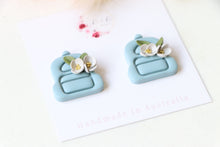 Load image into Gallery viewer, Mini School Bag Stud Earrings
