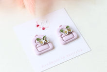 Load image into Gallery viewer, Mini School Bag Stud Earrings
