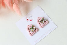 Load image into Gallery viewer, Mini School Bag Stud Earrings
