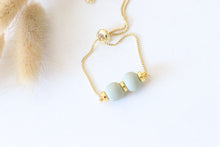 Load image into Gallery viewer, Clay Beads Gold Chain Bracelet
