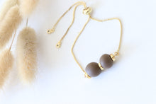 Load image into Gallery viewer, Coffee Brown Clay Beads Bracelet
