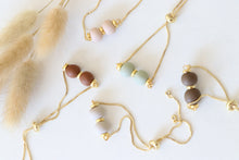 Load image into Gallery viewer, Clay Beads Gold Chain Bracelet
