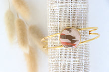 Load image into Gallery viewer, Water Blue | Orange | White Bracelet Bangle
