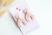 Load image into Gallery viewer, Pink Paua Iridescent Shell Earrings
