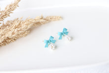 Load image into Gallery viewer, Blue Drop Earrings
