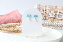 Load image into Gallery viewer, Blue Drop Earrings
