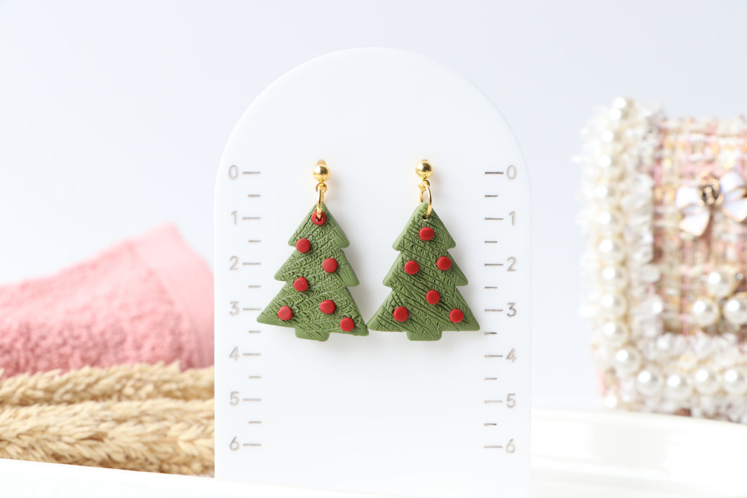 Dotty Christmas Earrings