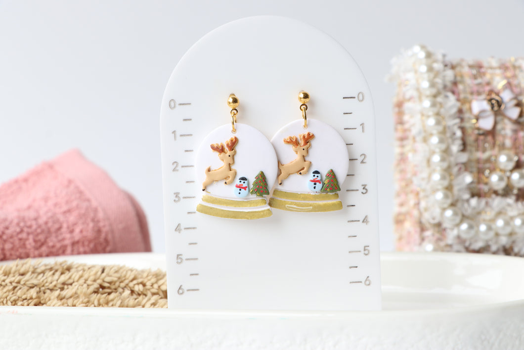 Snow Globe Earrings