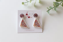 Load image into Gallery viewer, Rainbow Sprinkle Sandwich Earrings
