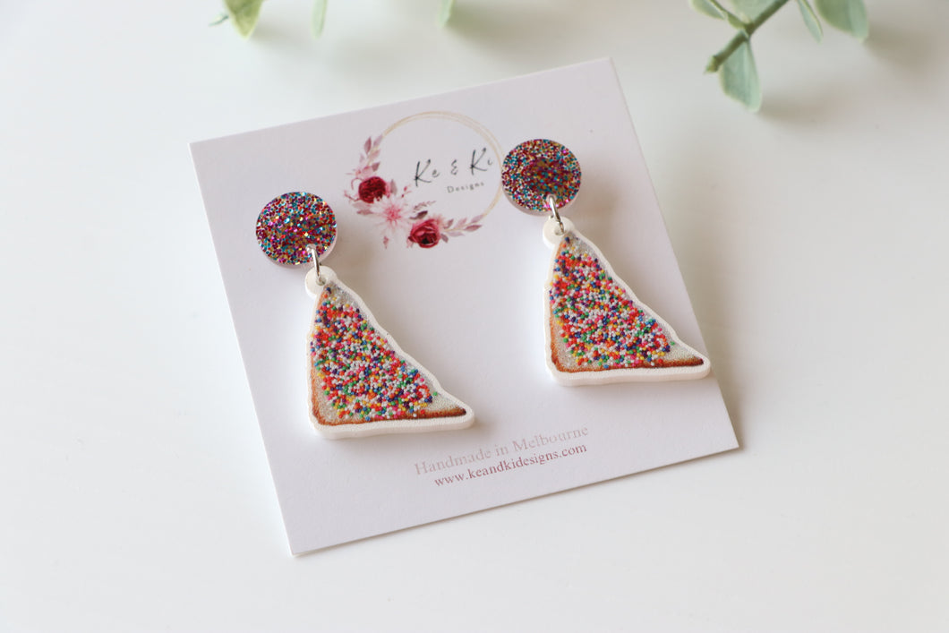 Rainbow Sprinkle Sandwich Earrings