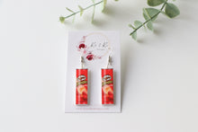 Load image into Gallery viewer, Pringles (Red) Earrings
