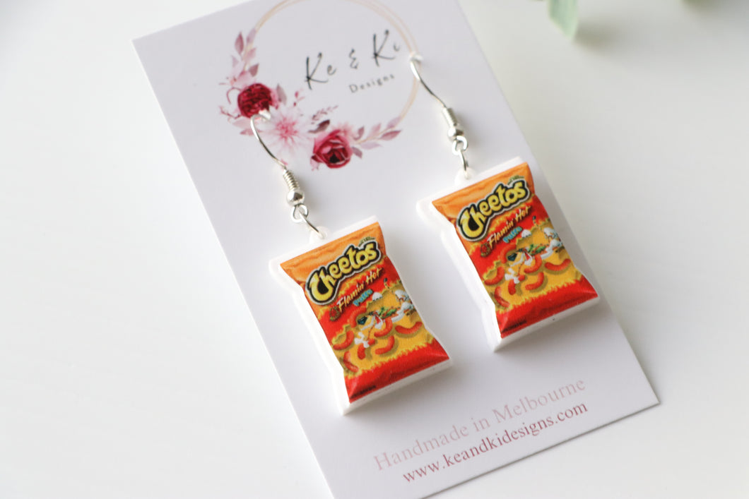 Cheetos Earrings